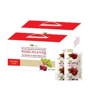 제주레드비트 사과즙, 100ml, 60개