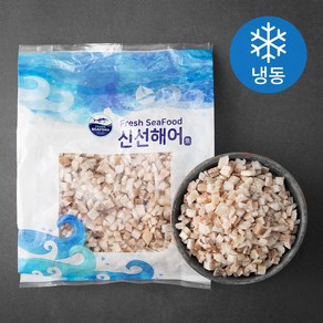 신선해어 원양산 오징어 다짐 1 x 1 cm 미탈피몸살 + 미탈피다리 (냉동), 2kg, 1개