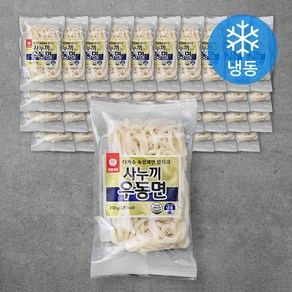 천일식품 사누끼 우동면 (냉동), 230g, 40개