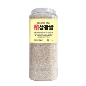 대한농산 2024년산 햅쌀 통에담은 삼광쌀, 상등급, 2kg, 1개