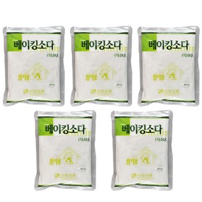 신진식품 베이킹 식소다, 450g, 5개