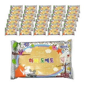 토단교재 하비 도예토 30p, 베이지, 350g, 30개