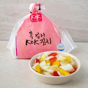 콕김치 어린이 파프리카 백김치, 600g, 1개