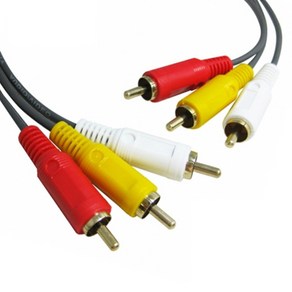 랜스타 3RCA M RCA케이블, 1개, 20m