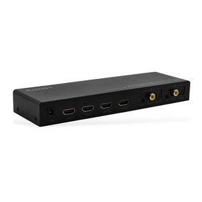 랜스타 HDMI 2.0 4x2 매트릭스 분배기 LS-HMS402N, 블랙, 1개