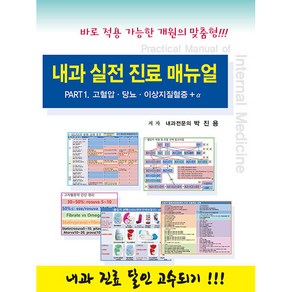 내과 실전 진료 매뉴얼 Part 1: 고혈압 당뇨 이상지질혈증 + α