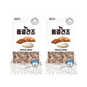 참좋은간식 반려동물 동결건조 큐브 간식 70g, 오리가슴살, 2개