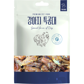 강아지 특공대 수제간식 치킨황태말이 200g, 1개, 닭 + 황태