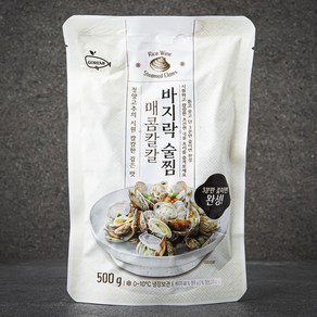 고래미 매콤칼칼 바지락 술찜, 1개, 500g