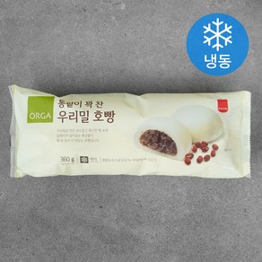 ORGA 우리밀 통단팥 호빵 4입 (냉동), 360g, 1개