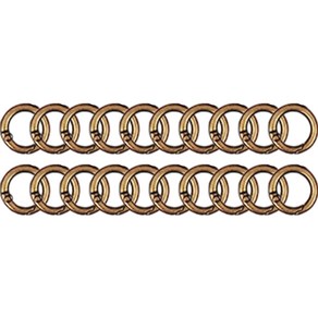 오픈형 오링 13mm, 엔틱골드, 20개