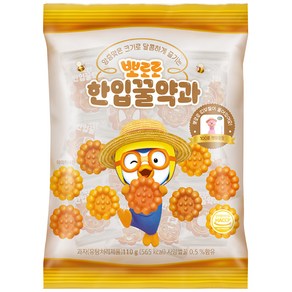 뽀로로 한입꿀약과 110g x 12p + 띠부씰 랜덤발송 세트