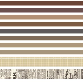 라이프백 드림 종이 테이프 10종 세트, 04 빈티지
