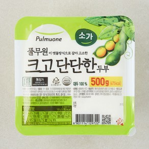 풀무원 크고 단단한 두부, 500g, 1개