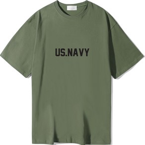 로우댓 us navy 리얼오버핏 코튼100 박스 반팔 티셔츠