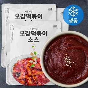 서울마님 떡볶이소스 (냉동), 420g, 3개