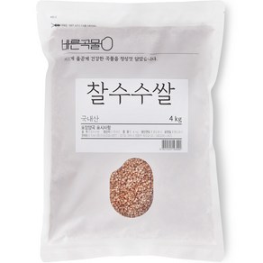 바른곡물 국산 찰수수쌀, 4kg, 1개