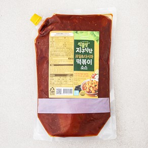 풀무원 식물성 지구식단 과일&다시마 떡볶이 소스, 2kg, 1개