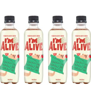 아임얼라이브 콤부차 자몽애플, 360ml, 4개