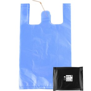 무상표 손잡이비닐봉투 청유백색 햇대 39 x 63 cm 27L 70p, 1개