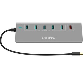 넥스트유 USB3.2 GEN2 C타입 8포트 충전 겸용 허브 NEXT-336G2-10G