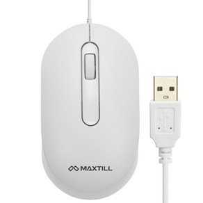 맥스틸 USB 저소음 유선 마우스 MO-M303U
