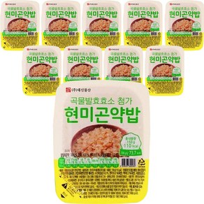 곡물발효효소 첨가 곤약밥, 150g, 10개