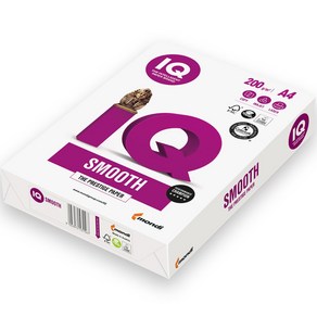몬디 IQ SMOOTH ColoLok 높은평활 정밀평탄 복사용지 200g, A4, 250개