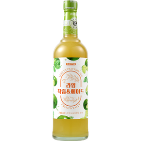 라임 착즙 앤 에이드, 740ml, 1개