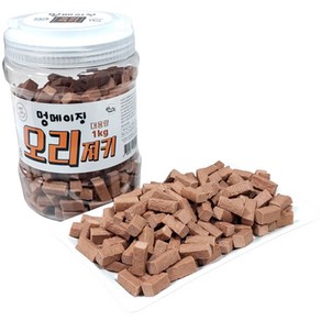 멍메이징 강아지 소프트 간식, 오리, 1kg, 1개