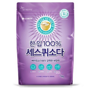 한입 세스퀴소다 세제, 1kg, 1개