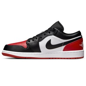 [NIKE]나이키_남녀공용_에어 조던 1 로우_AIR JORDAN 1 LOW_운동화_블랙/레드_553558-161