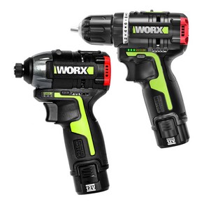 WORX 12V 충전 해머드릴 + 임팩드라이버 브러쉬리스 WU920X