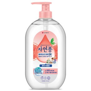[비건라이프] 자연퐁 베이킹소다 파워 자몽향 주방세제, 735ml, 1개