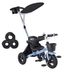 삼천리자전거 2024 VITAMIN TRIKE 세발자전거 77cm + 실내보관 휠커버 세트