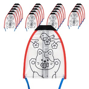 민화샵 고무줄 연날리기 만들기 S230132B, 묘작도, 20개