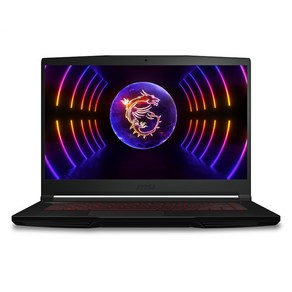 MSI 2024 씬 GF63 15.6 코어i5 인텔 12세대 지포스 RTX 4050, 블랙, 1TB, 8GB, Fee DOS, Thin GF63 12VE-019XKR