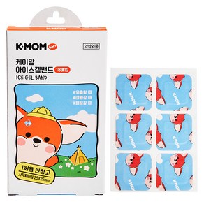 케이맘 유아용 아이스겔 반창고 18p, 24g, 1개