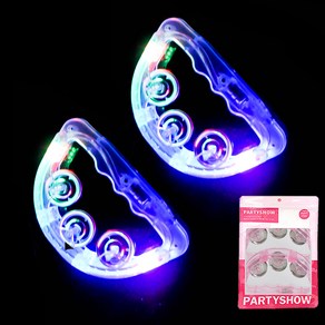 파티쇼 노래방 LED 탬버린 2p