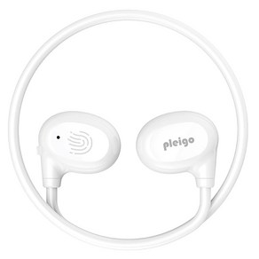 PLEIGO 공기전도 무선 넥밴드 블루투스이어폰, N840, 화이트