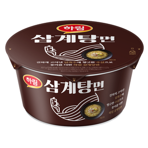 하림 삼계탕면 컵 107g, 1개