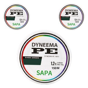 싸파 다이니마 PE 합사 낚싯줄 150m