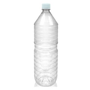 생수 용기 원형 페트병 1.5L 20p + 흰색 캡 30cm 20p 세트, 1세트