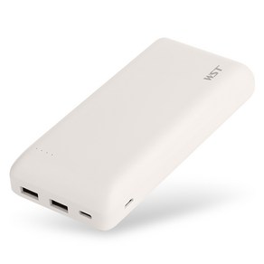 ALIO UA20 대용량 듀얼 보조배터리 20000mAh 멀티단자, SL20A, 화이트