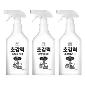 생활공식 초강력 주방클리너, 500ml, 3개