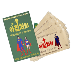 아침처럼 필름형 숙취해소, 340mg, 10개