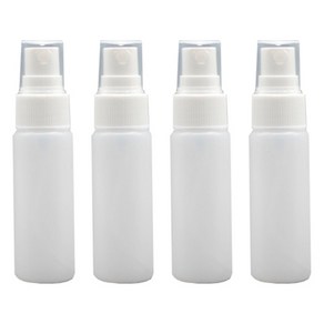 디오셀 깔끔정리 다용도 스프레이 공병 30ml, 화이트, 4개