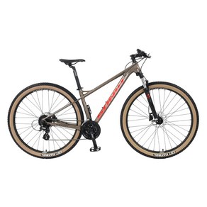 소니아 시마노 27단 고급 알루미늄 MTB 자전거 라피드 690 미조립, 그레이 브라운, 73.66cm, 1개