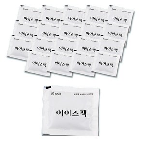 아이엔피 물100% 화이트 아이스팩 9 x 10 cm, 1개입, 20개