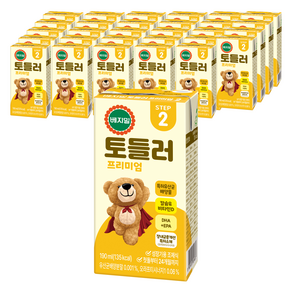 베지밀 유아용 뉴 토들러 프리미엄2 미드 두유 190ml